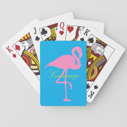 Pink Flamingo Thunder_Cove Poker Cards