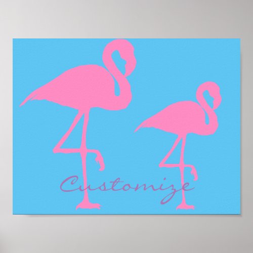 Pink Flamingo Thunder_Cove Poster