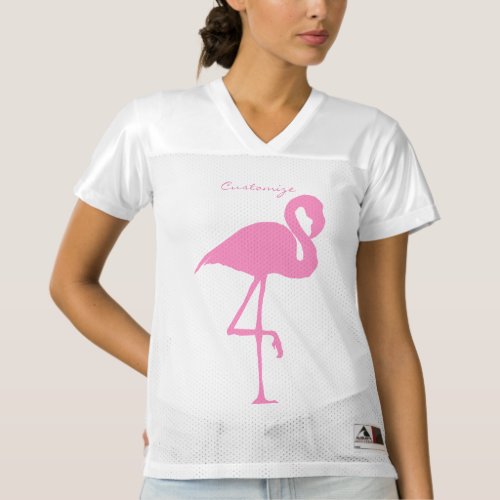 Pink Flamingo Thunder_Cove  Womens Football Jersey