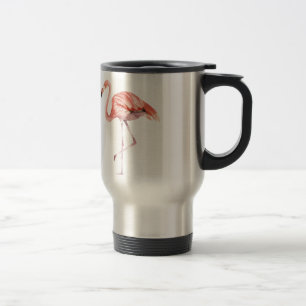 Pink Flamingo Travel Mug