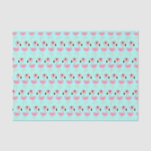 Pink Flamingo Tropical 1st Birthday Party Tissue Paper