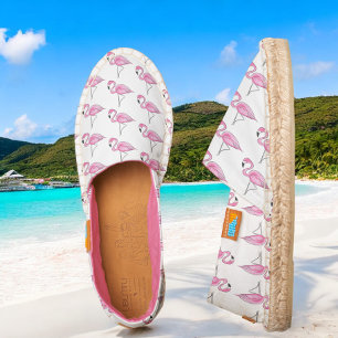 Pink Flamingo Tropical Espadrilles