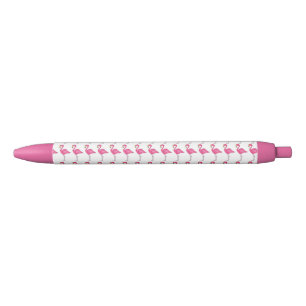 Pink Flamingo Tropical Island Flamingos Bird Print Pen