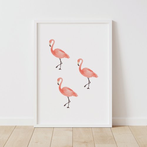 Pink Flamingo Tropical Nursery Decor