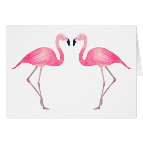 Pink Flamingo Tropical Wedding Beach Hello Love