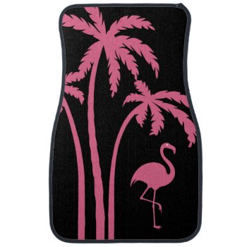 Pink Flamingo Tropicaldesign Car Mat by idesigncafe at Zazzle