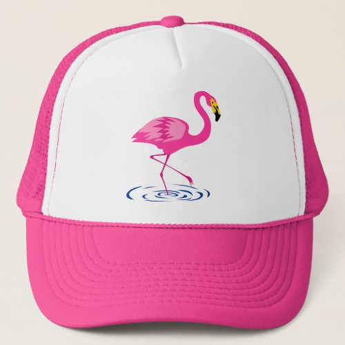 Pink Flamingo Trucker Hat