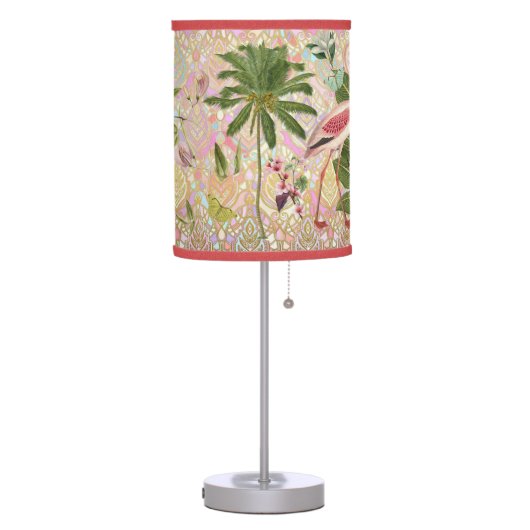 Pink Flamingo Vintage Design Lamp (Left)