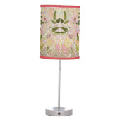 Pink Flamingo Vintage Design Lamp (Back)