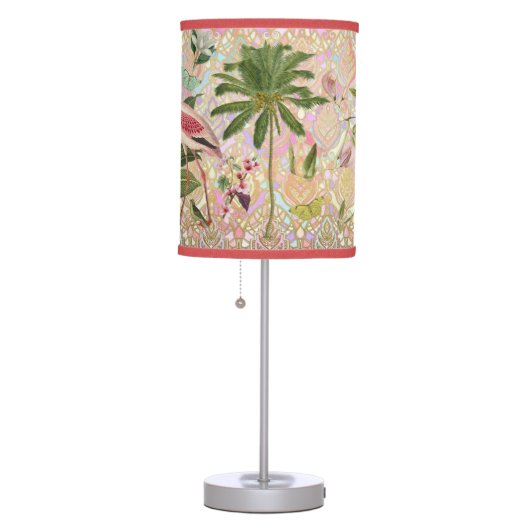 Pink Flamingo Vintage Design Lamp (Right)
