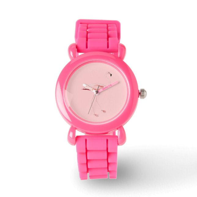 Pink Flamingo Watch (Front)