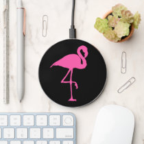 PINK FLAMINGO WIRELESS CHARGER