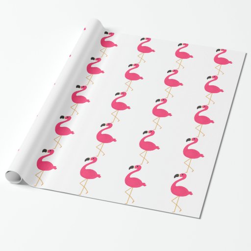 Pink Flamingo Wrapping Paper | Zazzle