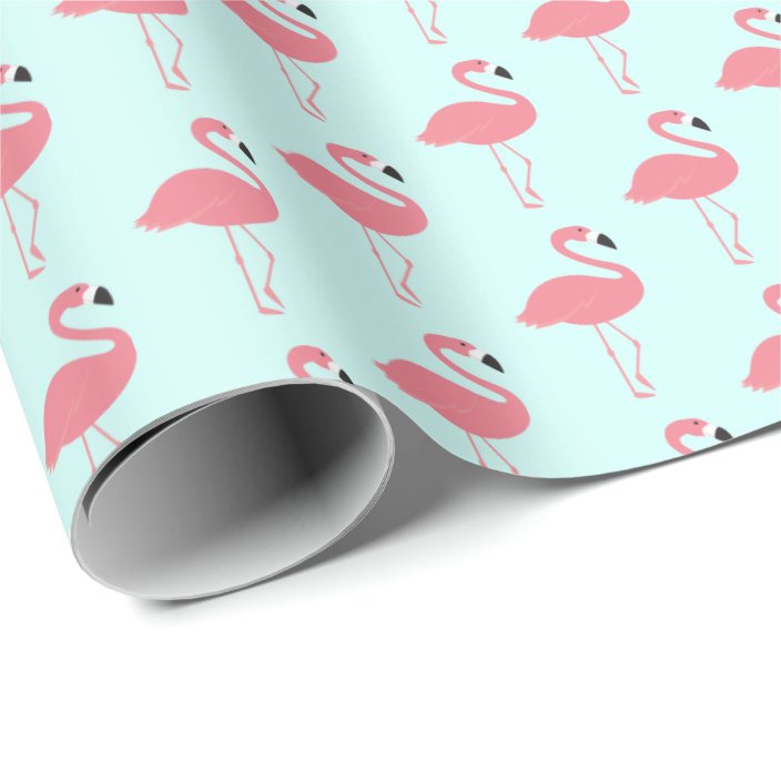 Pink Flamingo Wrapping Paper | Zazzle.com