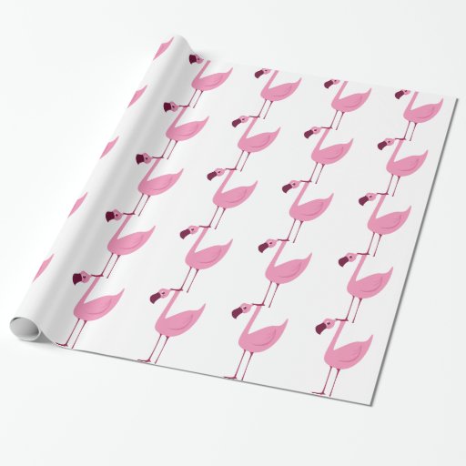 Pink Flamingo Wrapping Paper