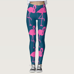 PINK FLAMINGO YOGA PANTS