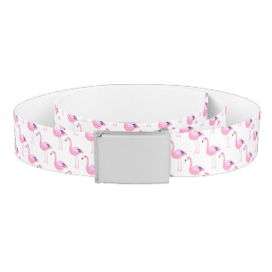 Flamingo Flamingoes Pink Belt Buckle