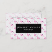 Pink Flamingos 2 Business Card (Front/Back)
