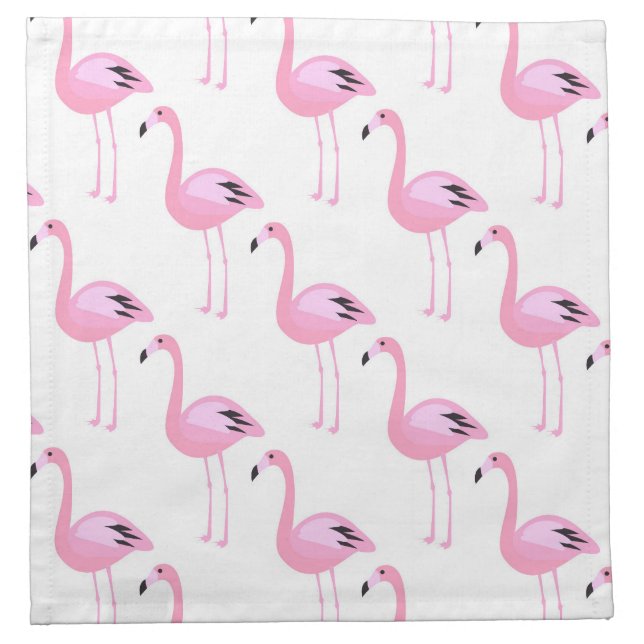 Pink Flamingos 2 Cloth Napkin (Front)