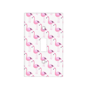 Pink Flamingos 2 Light Switch Cover