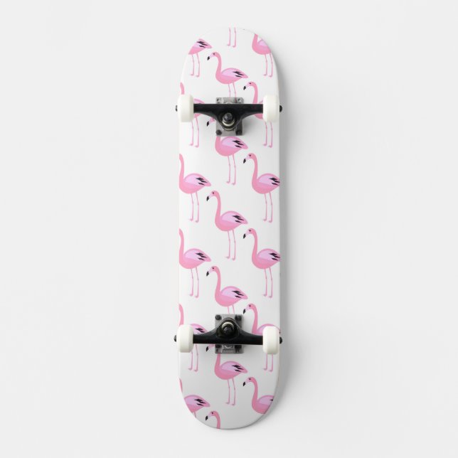 Pink Flamingos 2 Skateboard Deck (Front)