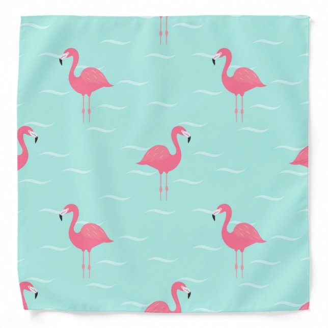 Pink flamingos bandana (Front)