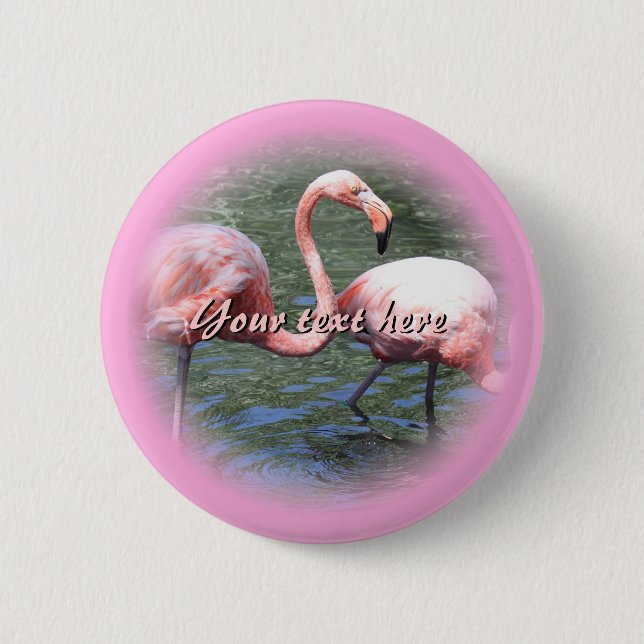 Pink Flamingos Button (Front)