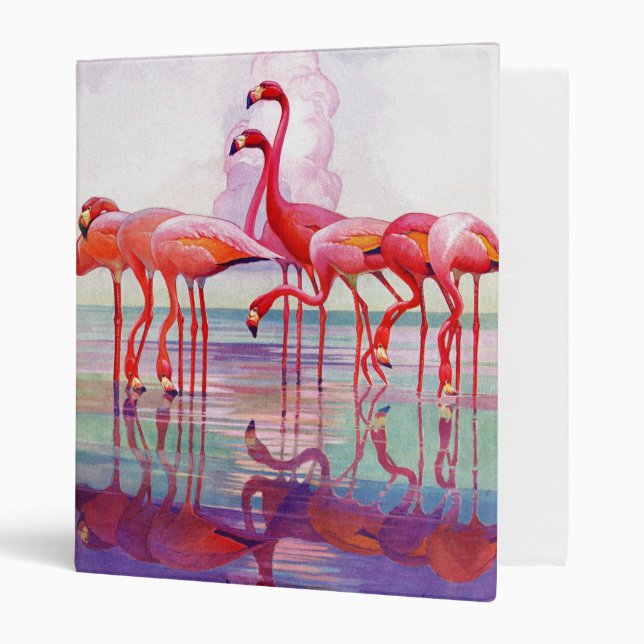 Pink Flamingos by Francis Lee Jaques Binder (Front/Inside)