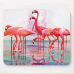 Pink Flamingos By Francis Lee Jaques Mouse Pad at Zazzle