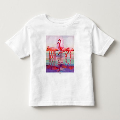 Pink Flamingos by Francis Lee Jaques Toddler T_shirt