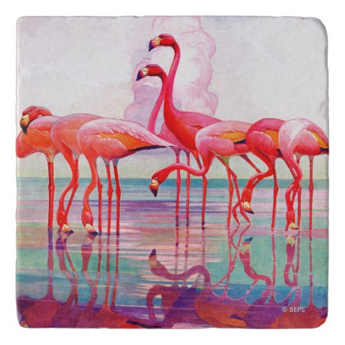 Pink Flamingos by Francis Lee Jaques Trivet