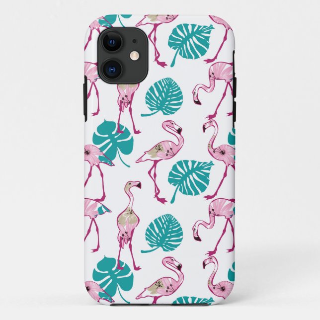 Pink Flamingos Case-Mate iPhone Case (Back)