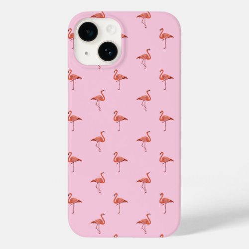 Pink flamingos  Case_Mate iPhone 14 case