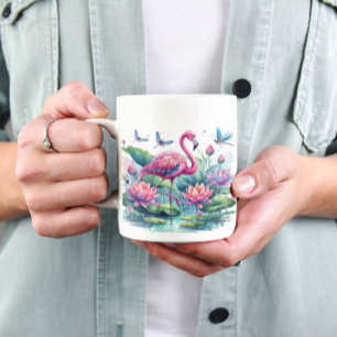 Pink Flamingos Coffee Mug
