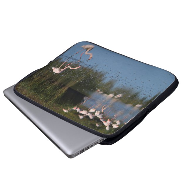 Pink flamingos computer cover (Front Bottom)