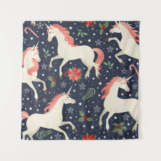 Pink flamingos, exotic birds, pineapples, tropical tapestry