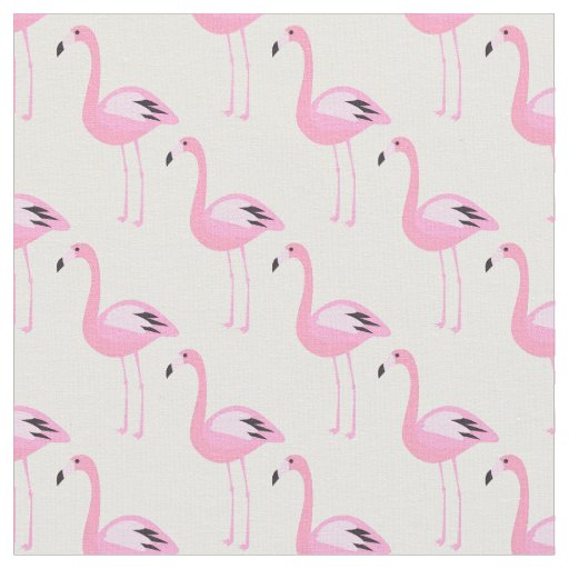 Pink Flamingos Fabric