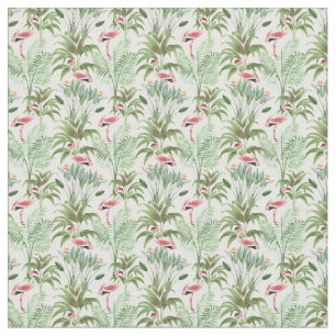 Pink Flamingos Fabric