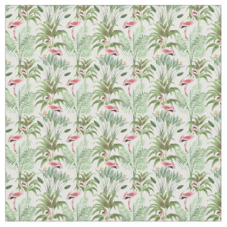 Pink Flamingos Fabric