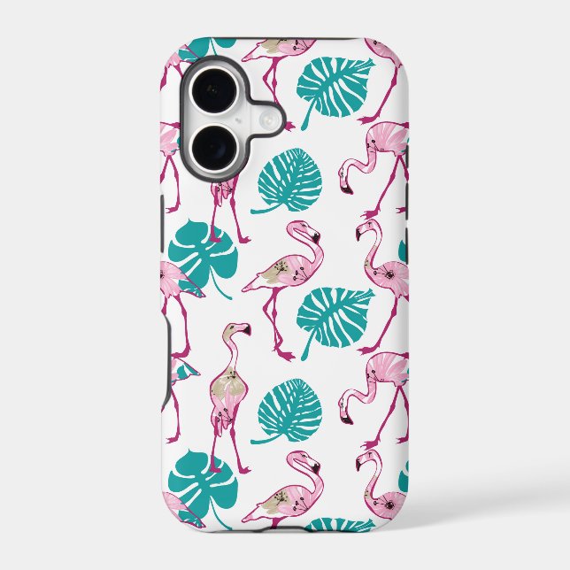 Pink Flamingos Iphone Case (Back)