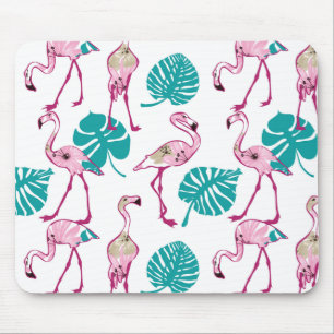 Pink Flamingos Mouse Pad