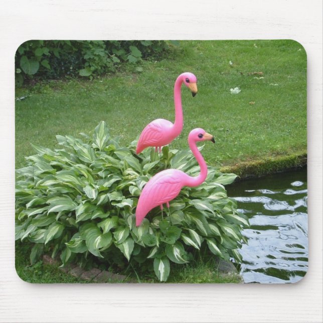 PINK FLAMINGOS mousepad (Front)