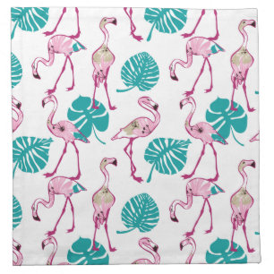 Pink Flamingos Napkin