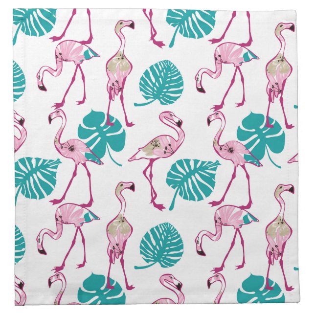 Pink Flamingos Napkin (Front)