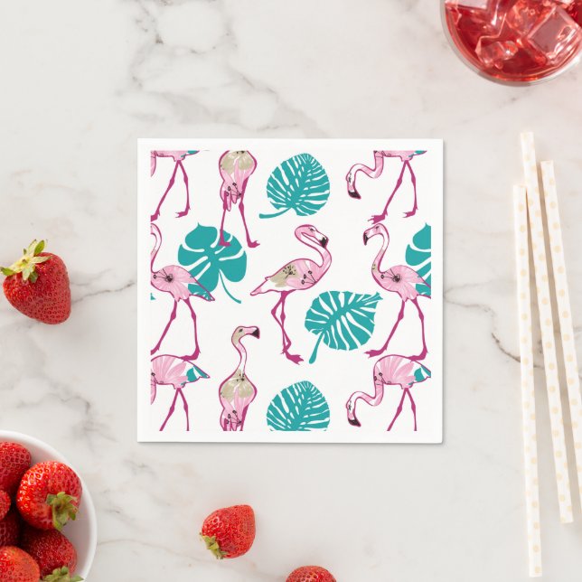 Pink Flamingos Napkins (Insitu)