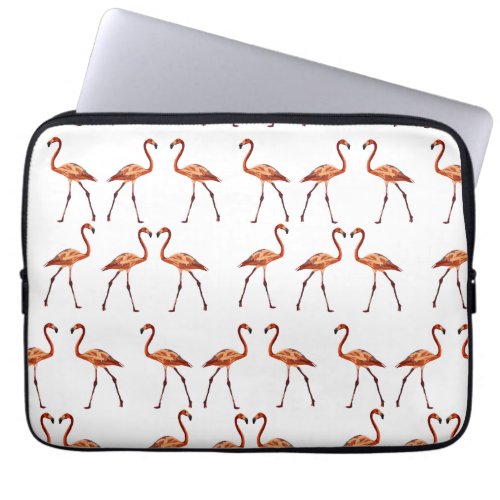 Pink Flamingos Neoprene Laptop Sleeve 13