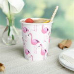 Pink Flamingos Paper Cups