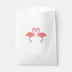 Pink Flamingos Party Wedding Bridal Shower Favor Bag