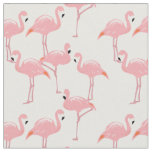 Pink Flamingos Pattern Fabric