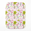 Pink Flamingos Personalized Burp Cloth Pink Flamingos Personalized Burp Cloth